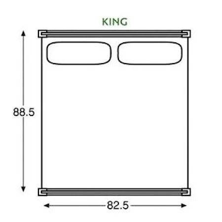 6/6 King Poster/Canopy Bed